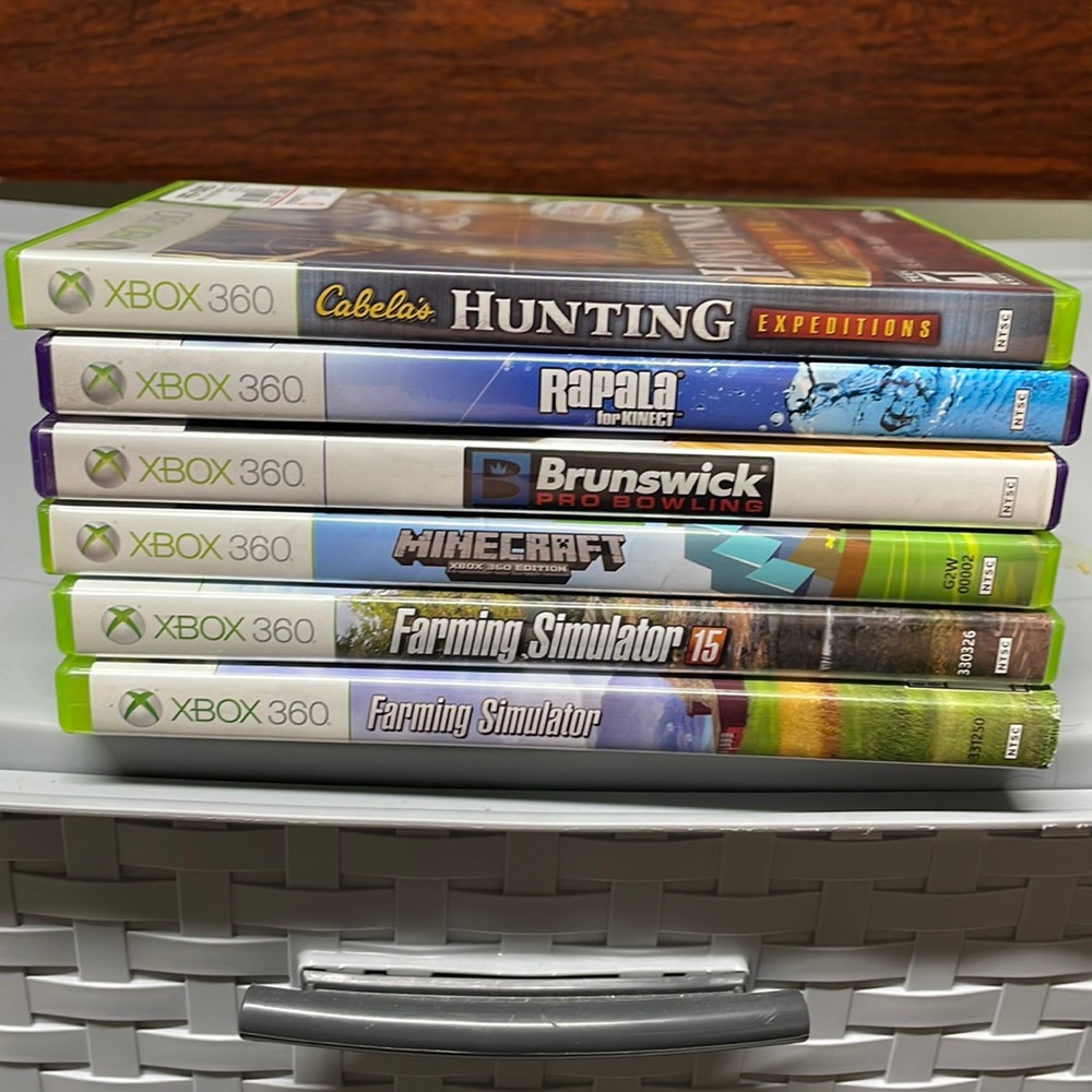 6 Xbox video game bundle